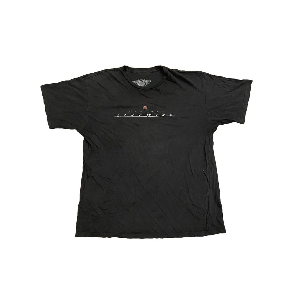 Vintage Rare Project Livewire Harley Davidson T Shirt XL Motorcycle